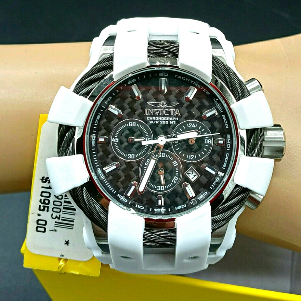 FIRM PRICE-INVICTA BOLT CABLE CHRONOGRAPH WATCH